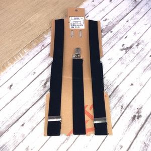 5/$25 NWT Dockers Navy Blue Suspenders